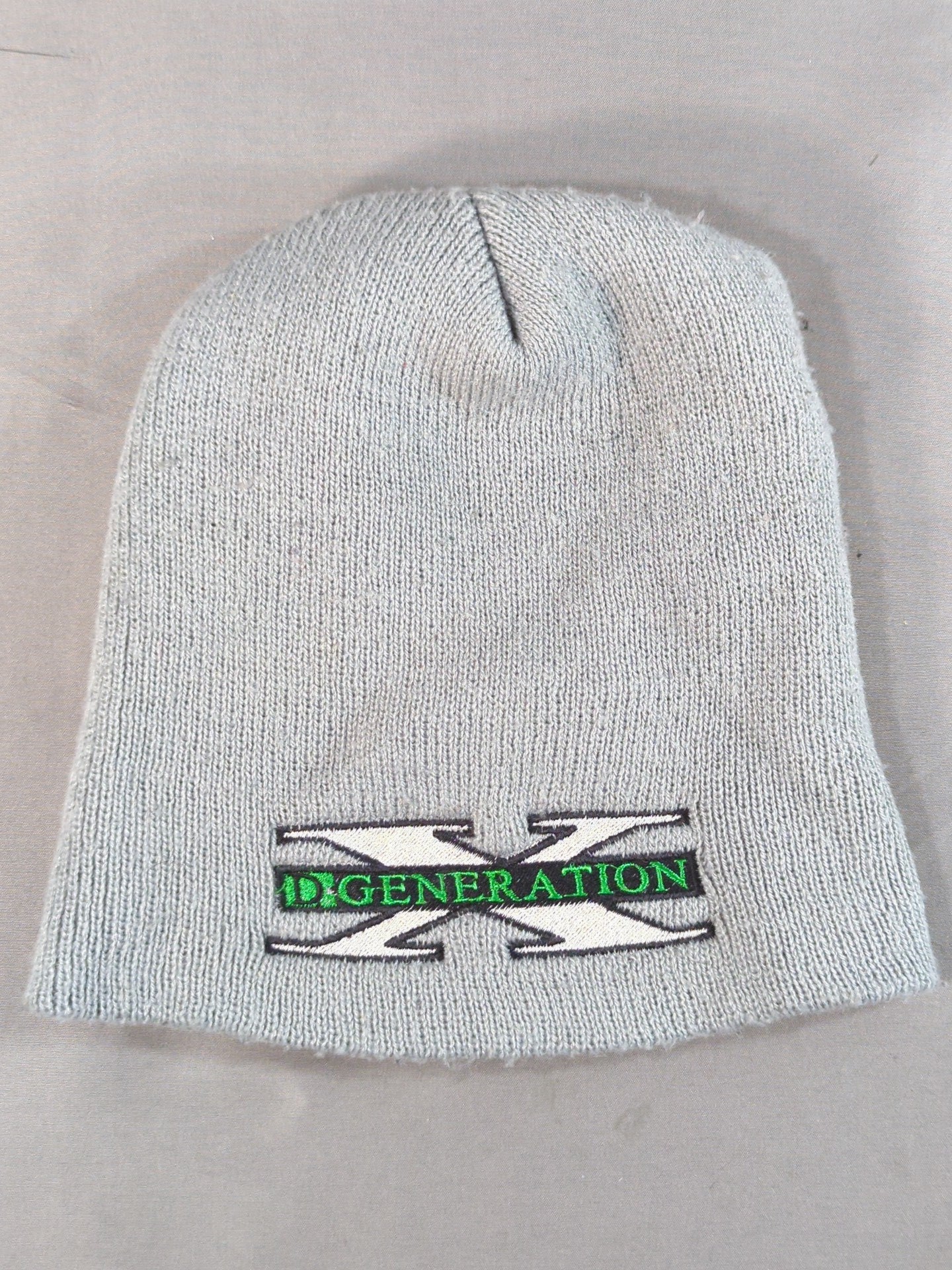 D-GENERATION X Knit Cap (2) (Gray)