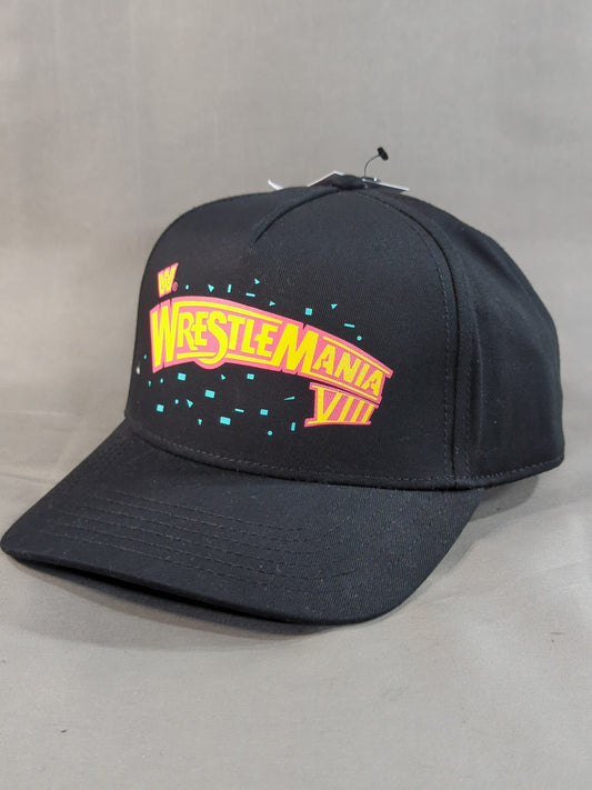 WRESTLEMANIA 8 キャップ(2023(WWE) / ブラック)
