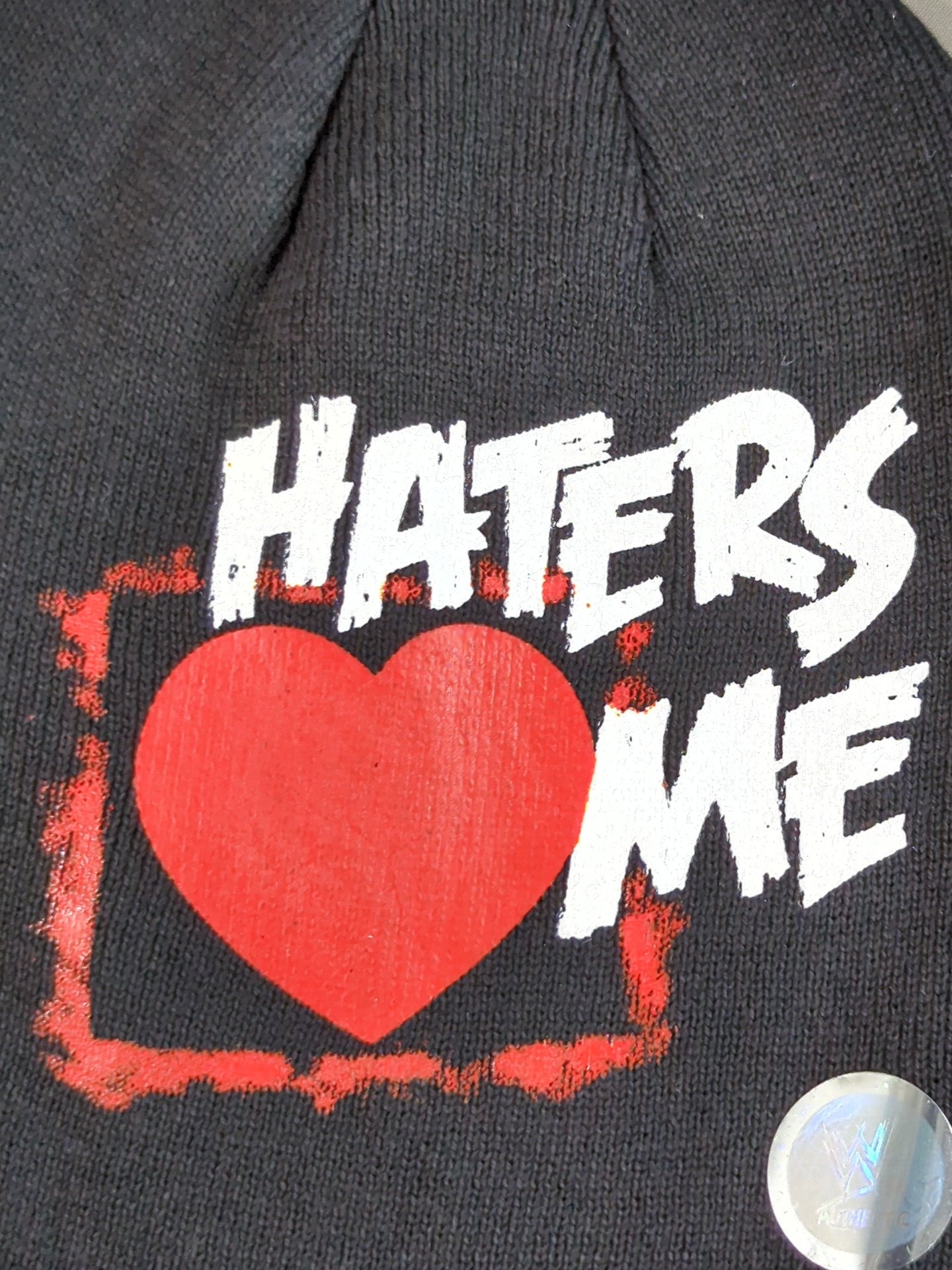 The Miz "HATERS LOVE ME" Knit Cap (WWE / Black)