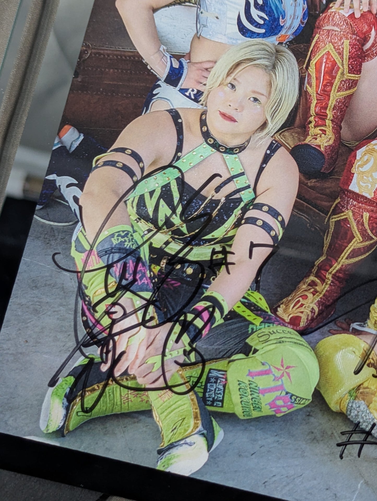 ★7選手直筆サイン入り★ マリーゴールド  旗揚げ記念 写真パネル
