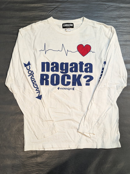 Yuji Nagata × CORAZON "nagata ROCK?" Long sleeve T-shirt