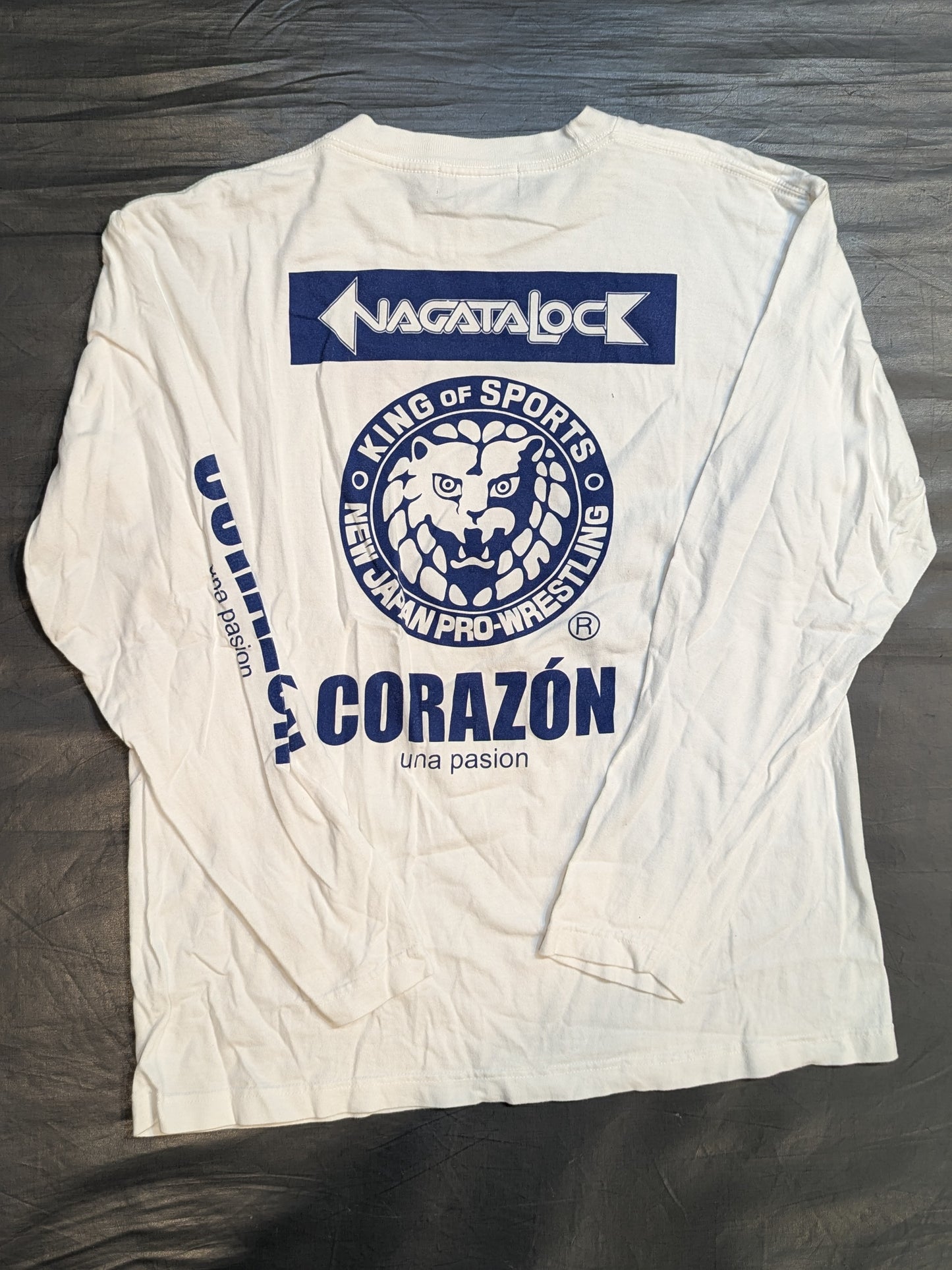 Yuji Nagata × CORAZON "nagata ROCK?" Long sleeve T-shirt