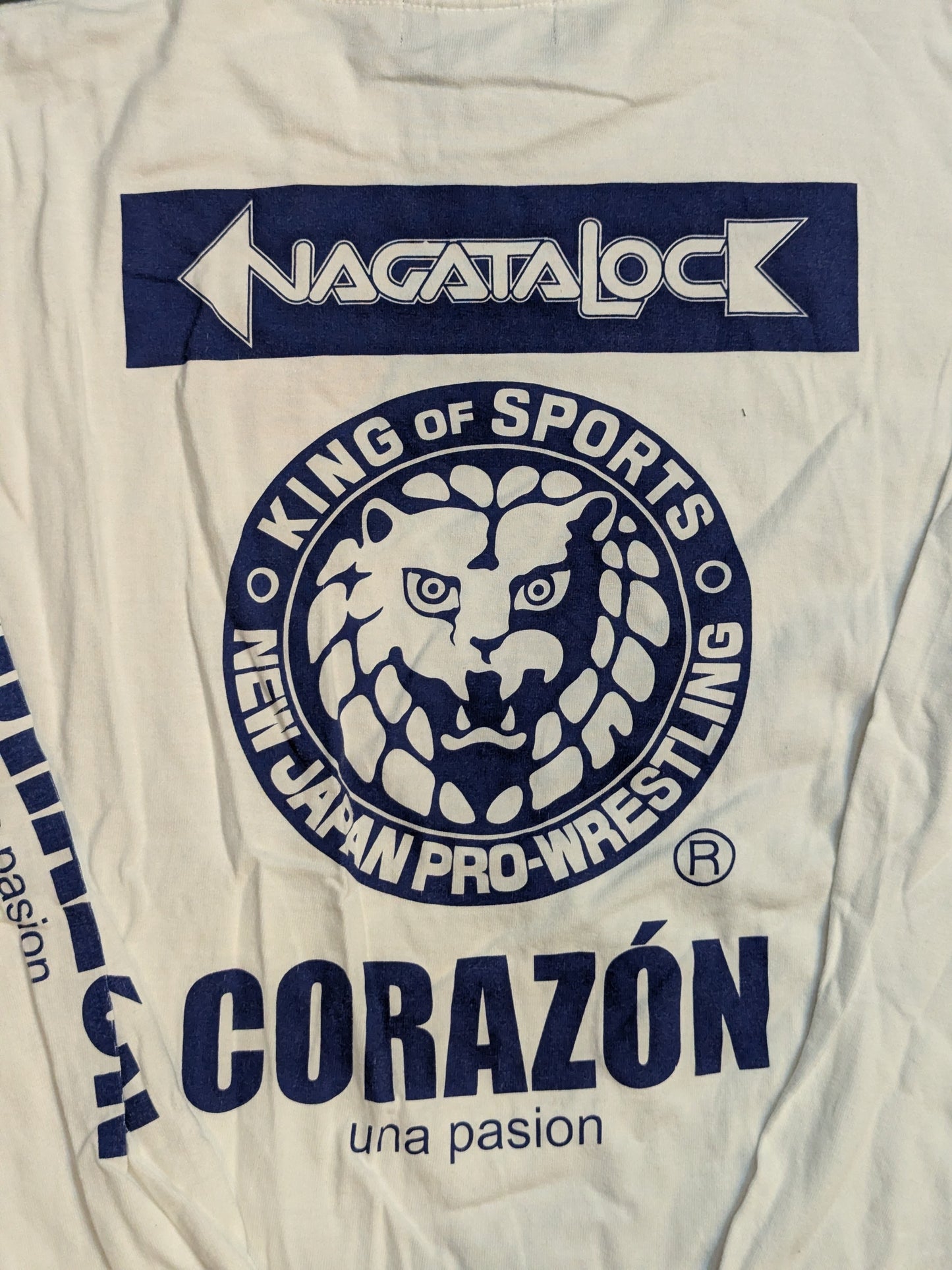 Yuji Nagata × CORAZON "nagata ROCK?" Long sleeve T-shirt