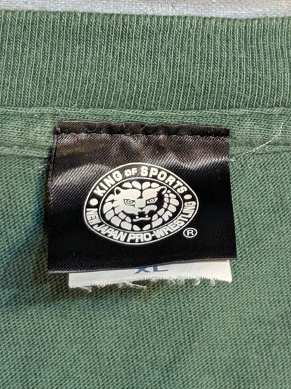 Hiroshi Tanahashi "GO ACE" T-shirt (Ivy Green)