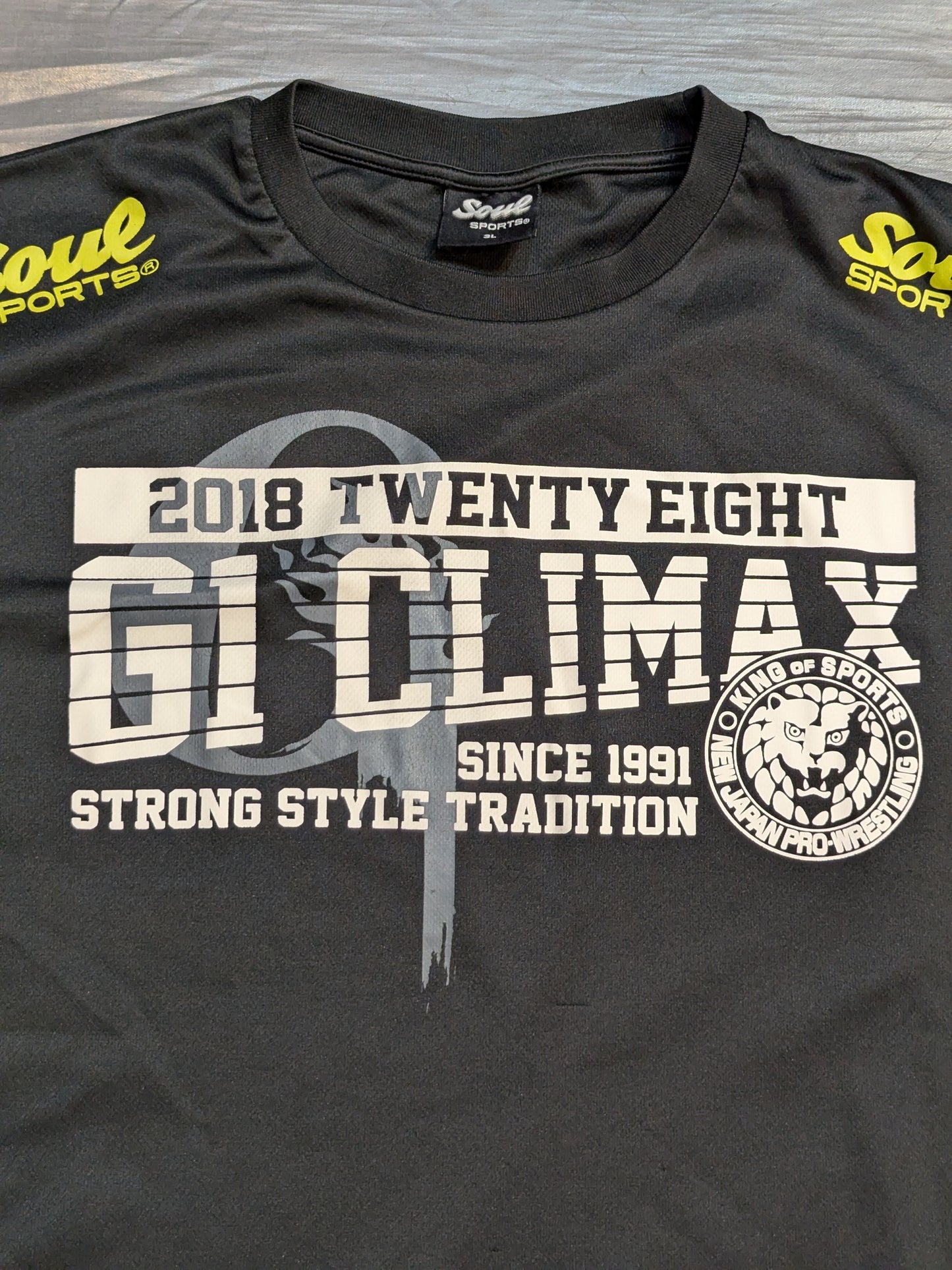 G1 CLIMAX 28 Tournament Commemorative SOUL SPORT Dry T-Shirt