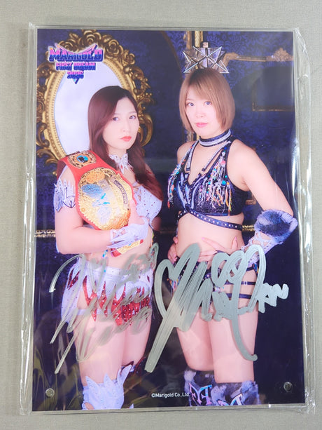 【直筆サイン入り】青野未来vs桜井麻衣 アクリルパネル