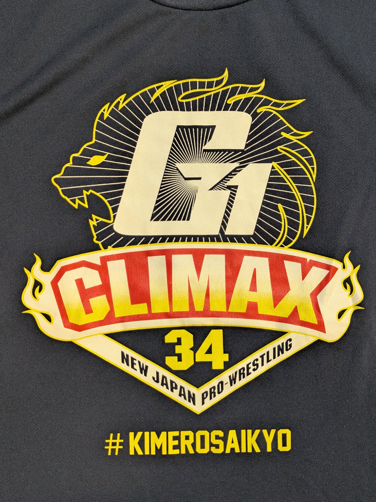 G1 CLIMAX 34 Tournament Commemorative Dry T-Shirt