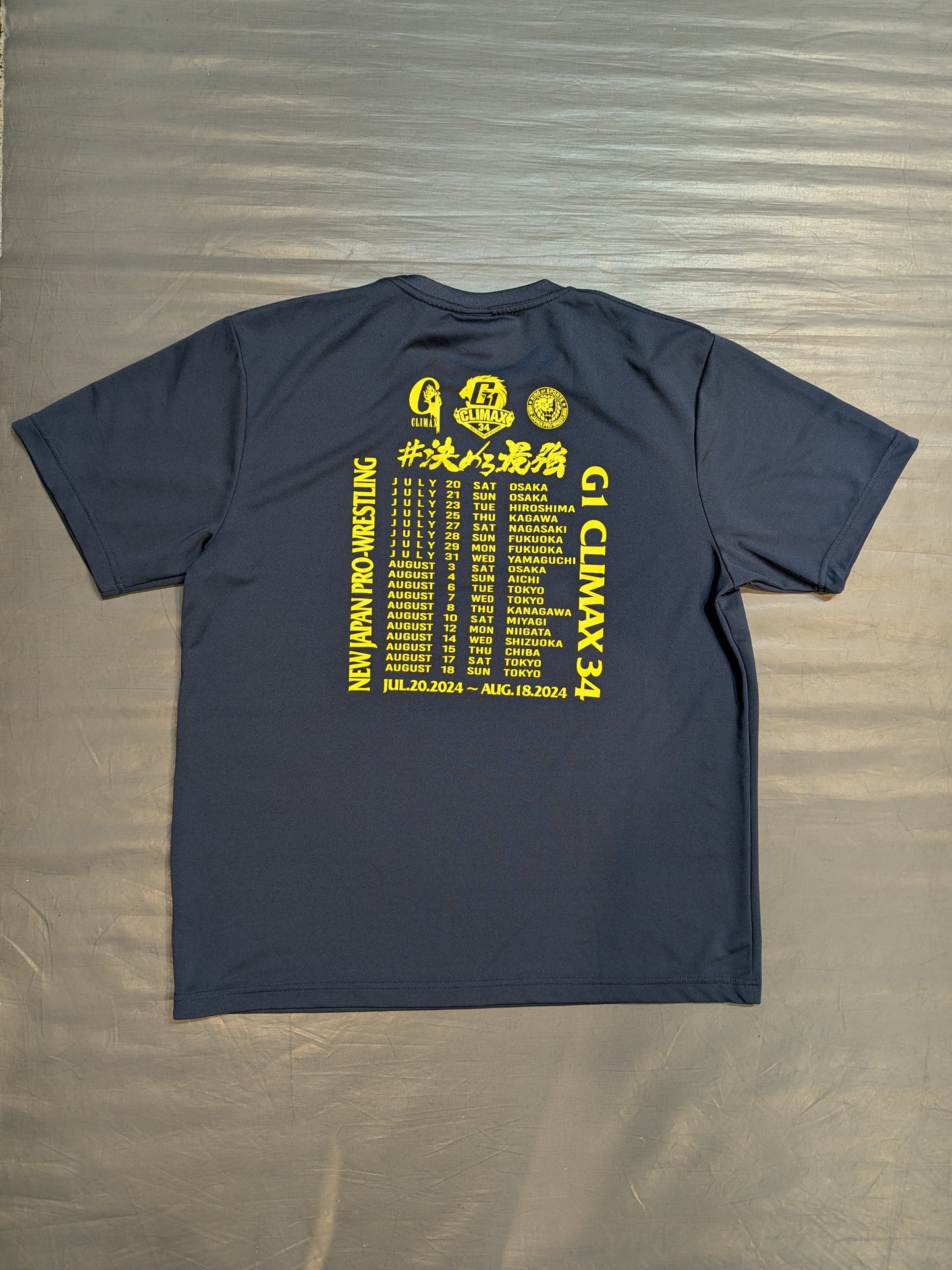 G1 CLIMAX 34 Tournament Commemorative Dry T-Shirt