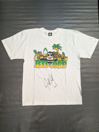 【hand signed autograph】 Jeff Cobb "HAWAIIAN NO SPACE" T-shirt