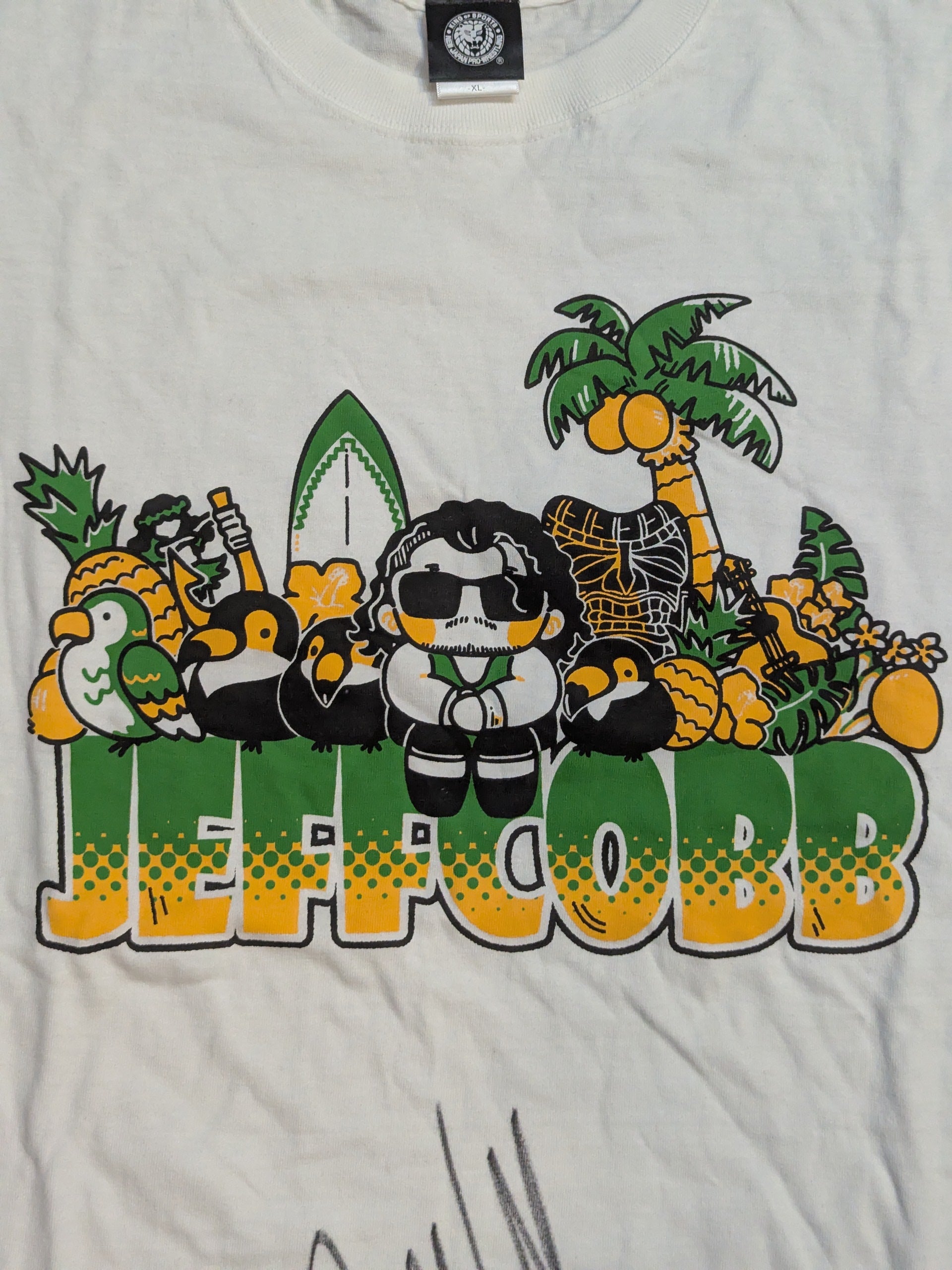 直筆サイン入り】ジェフ・コブ「HAWAIIAN NO SPACE」Tシャツ – 闘道館