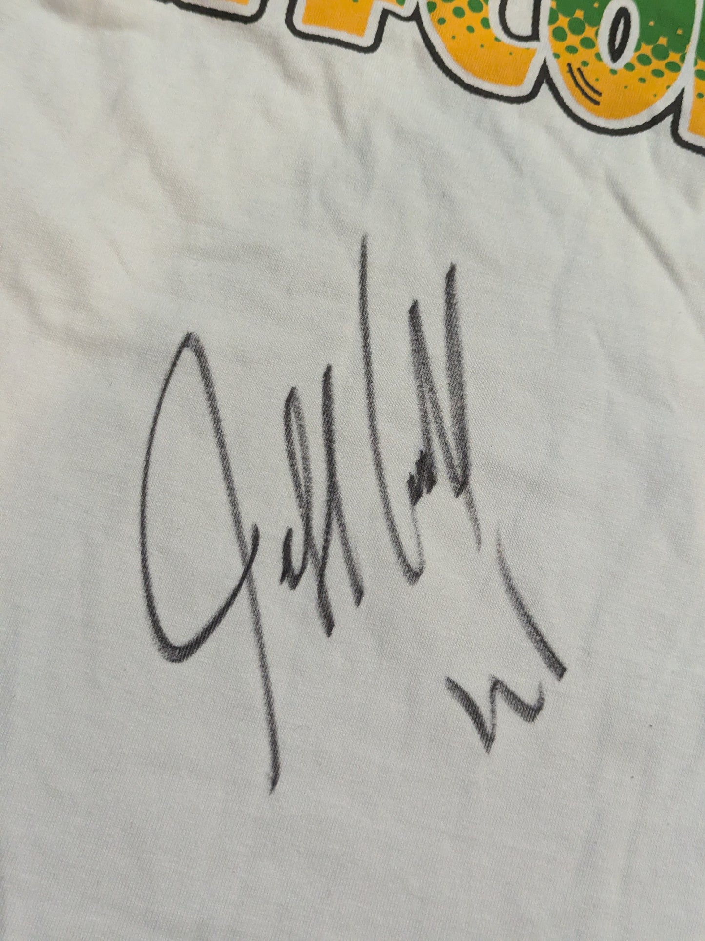 【hand signed autograph】 Jeff Cobb "HAWAIIAN NO SPACE" T-shirt