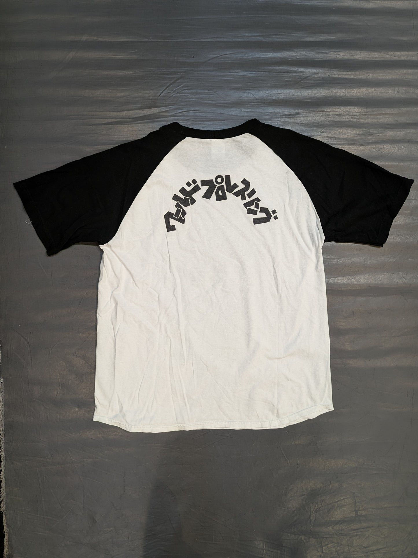 ライオンマーク ラグラン Tシャツ(ホワイト×ブラック)