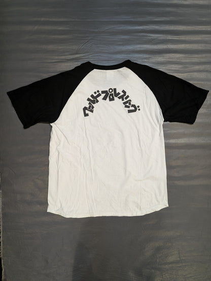 ライオンマーク ラグラン Tシャツ(ホワイト×ブラック)