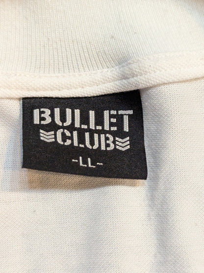 BULLET CLUB × Abayle 'BC-4 Life' Polo Shirt (2) (White)