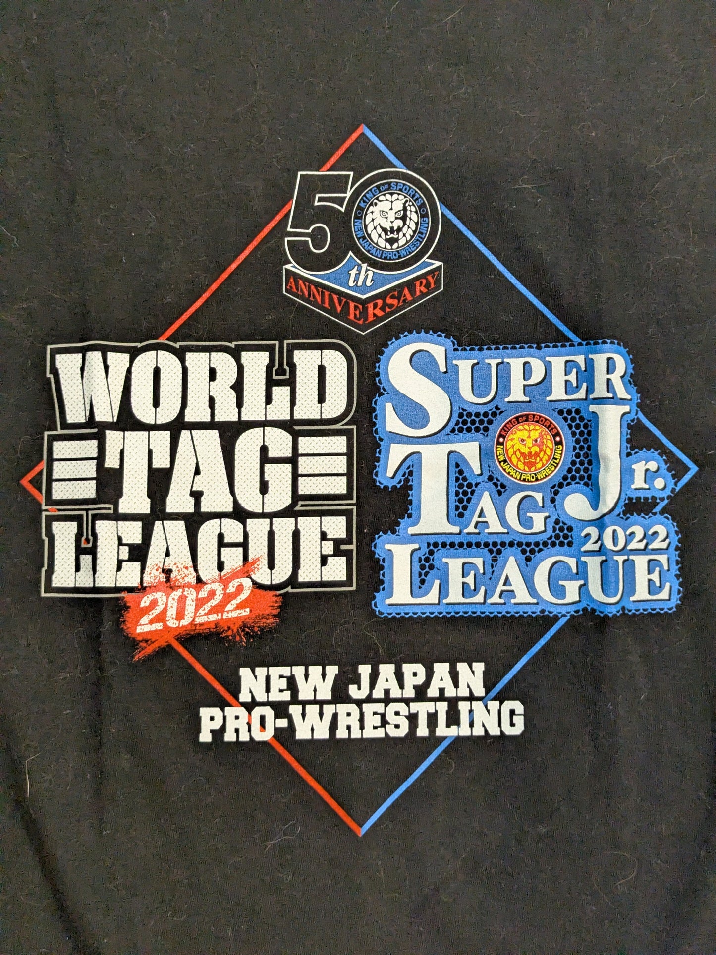 WORLD TAG LEAGUE 2022 & SUPER Jr. TAG LEAGUE 2022 Tournament Commemorative T-Shirt