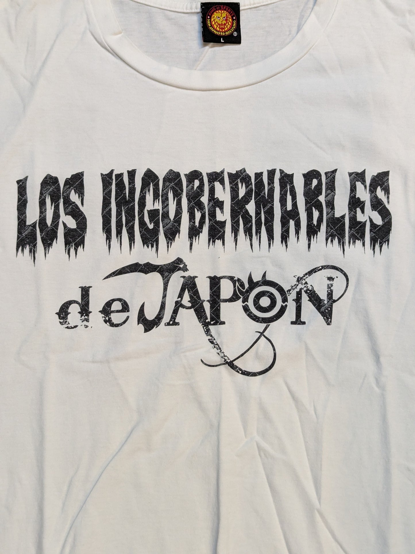BUSHI×L・I・J Tシャツ(ホワイト×ブラック)
