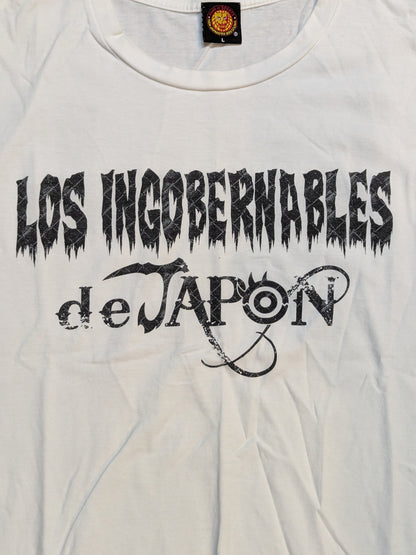 BUSHI×L・I・J Tシャツ(ホワイト×ブラック)