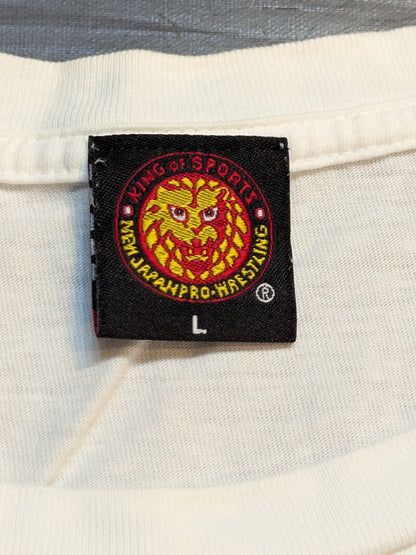 BUSHI×L・I・J Tシャツ(ホワイト×ブラック)