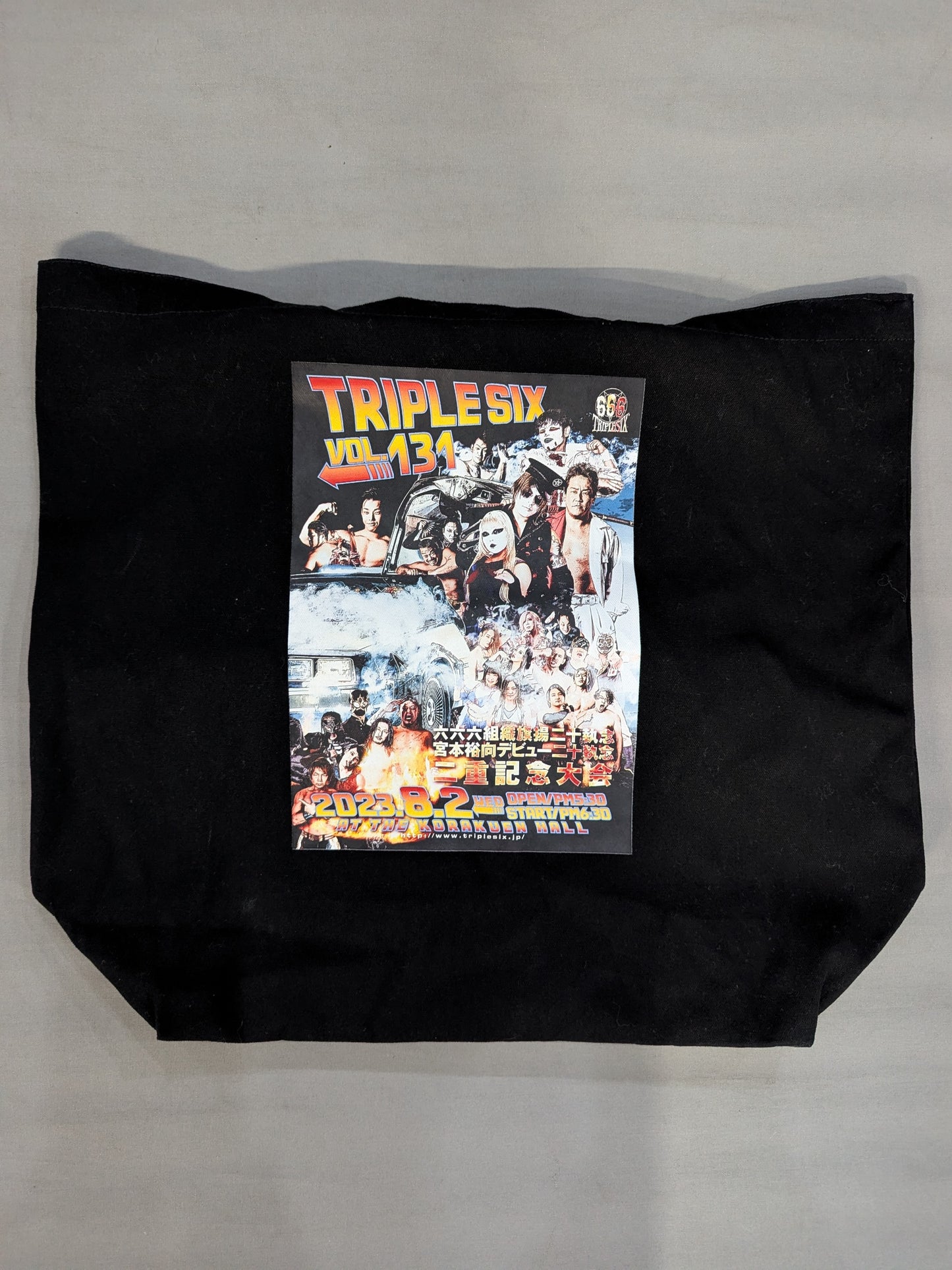 暗黒プロレス組織666 「VOL.131」トートバッグ