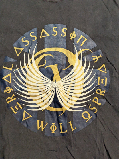 Will Ospreay "WO" T-shirt (One-Point Logo / Charcoal Gray)