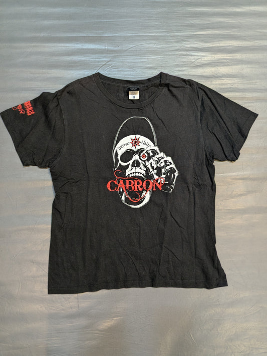 内藤哲也「CABRON スカルイラスト」Tシャツ