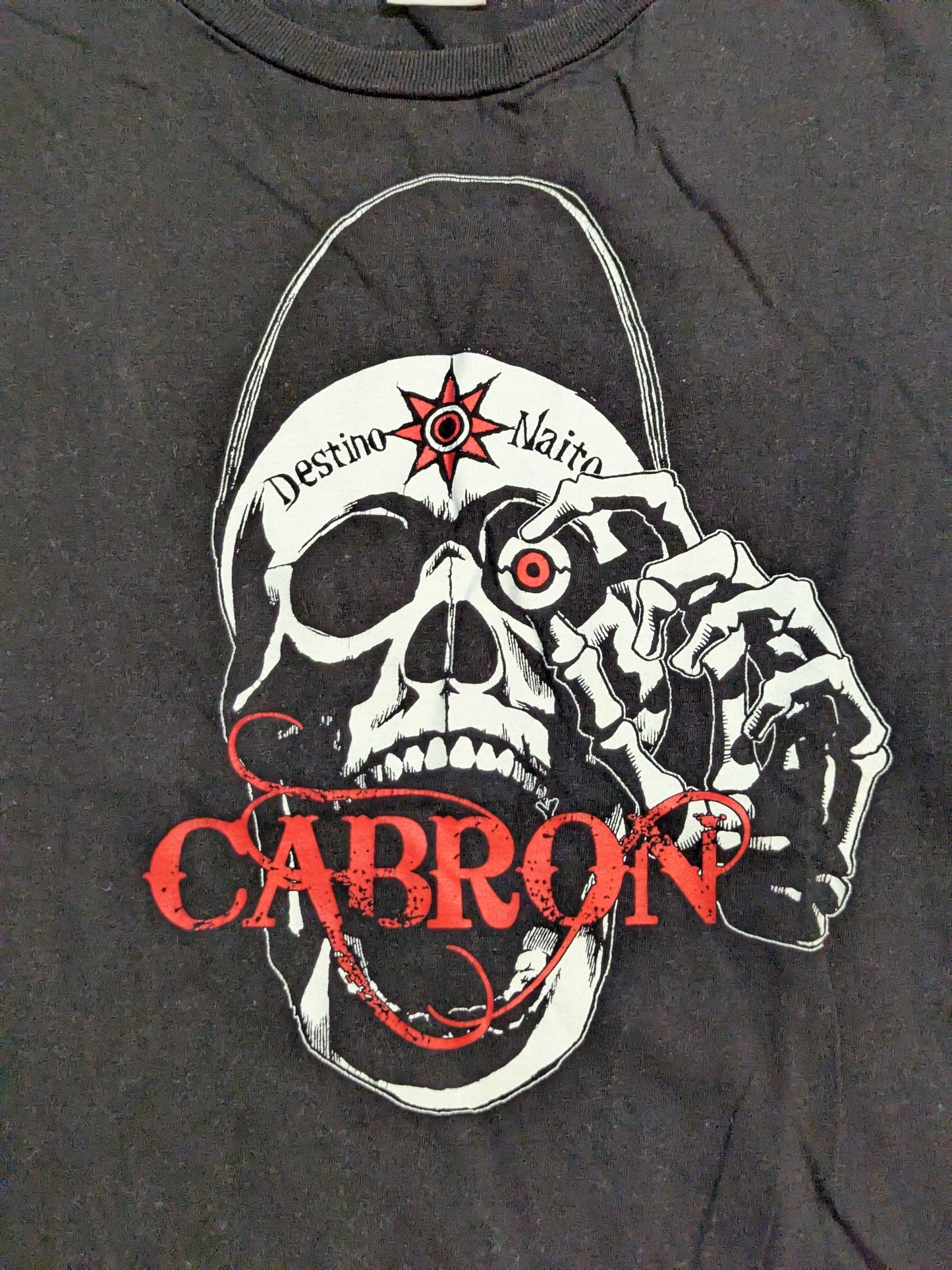 内藤哲也「CABRON スカルイラスト」Tシャツ