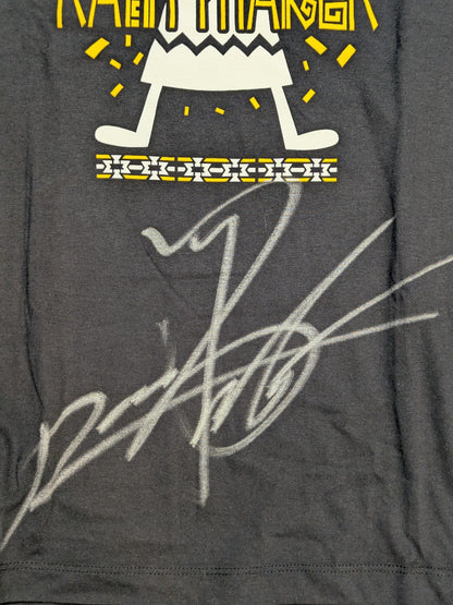 【hand signed autograph】 Kazuchika Okada " Kokopelli T-shirt