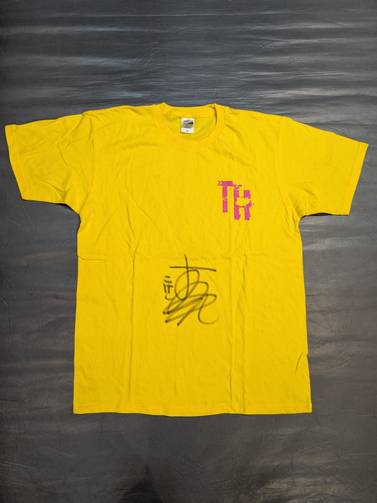 【直筆サイン入り】本間朋晃「TH」Tシャツ