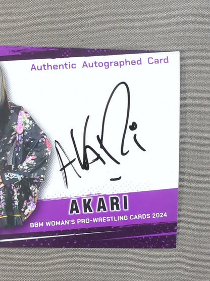 2024 BBM AKARI 公式サインカード