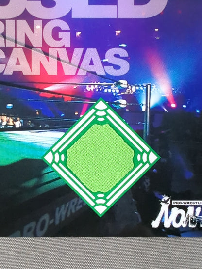 Pro-wrestling  NOAH 2004.7.10 Tokyo Dome Advance Commemorative Worn by Him  Ring Canvas Card