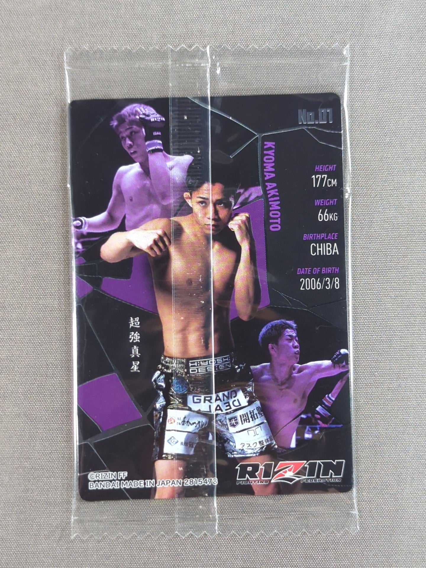 RIZIN ウエハースカード 2025 秋元強真 – 闘道館