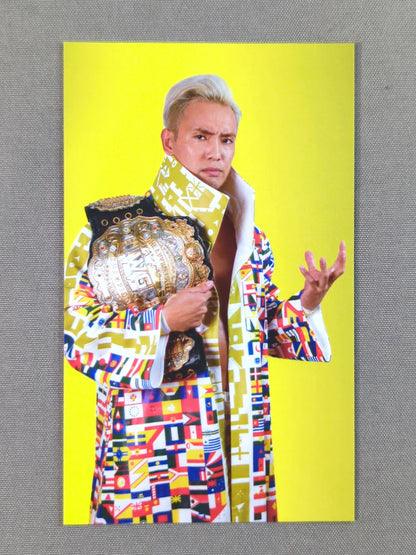 Kazuchika Okada  business card type card (not sold in stores ) )