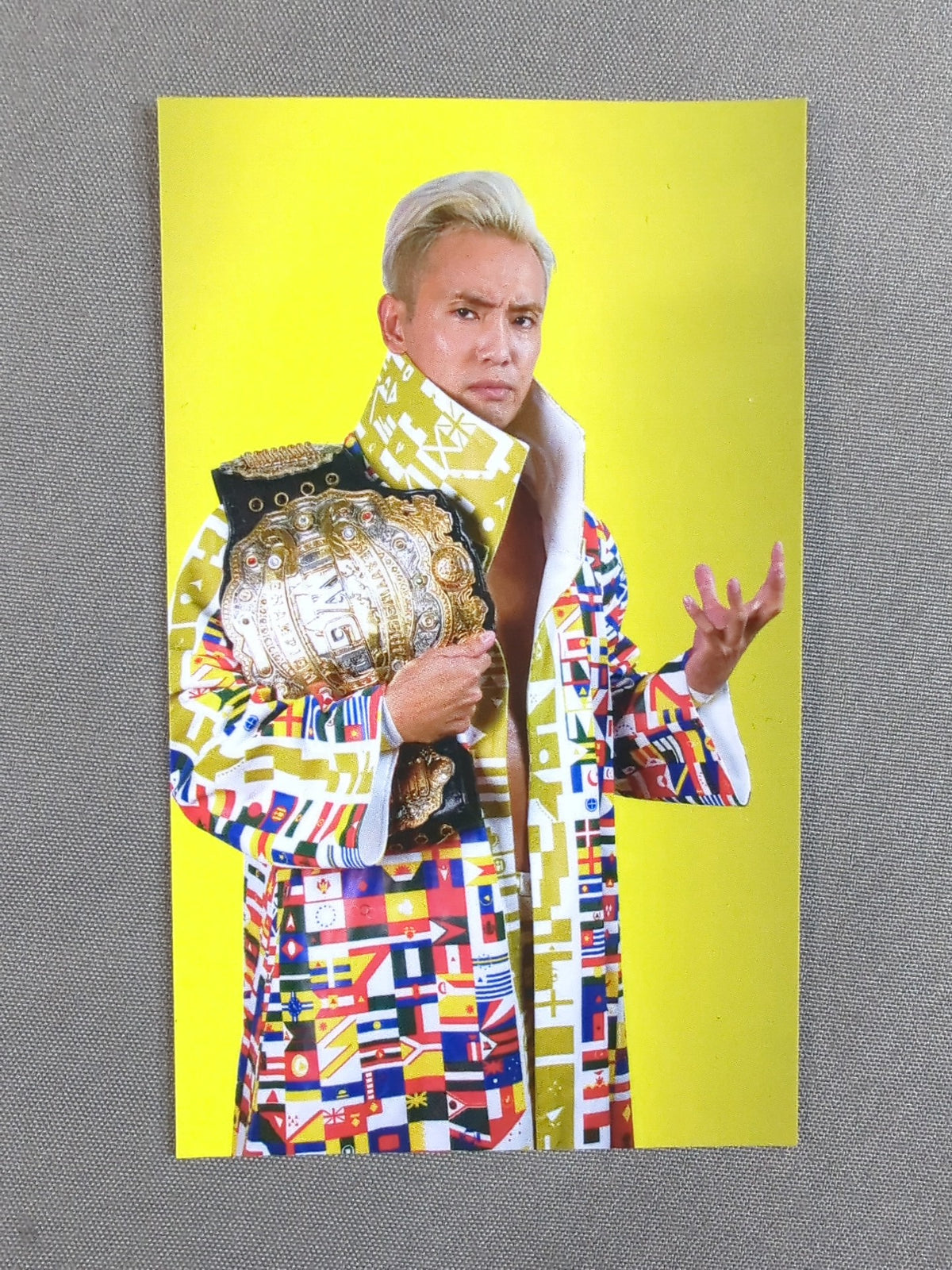Kazuchika Okada  business card type card (not sold in stores ) )
