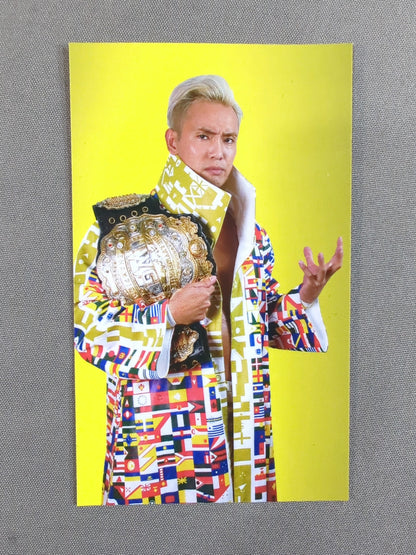 Kazuchika Okada  business card type card (not sold in stores ) )