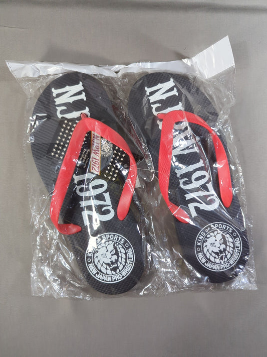 ★新日本プロレス×しまむら★ ライオンマーク ビーチサンダル