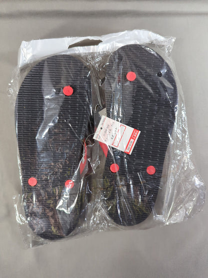 ★ New Japan Pro Wrestling × Shimamura ★ Lion Mark  Flip-Flops