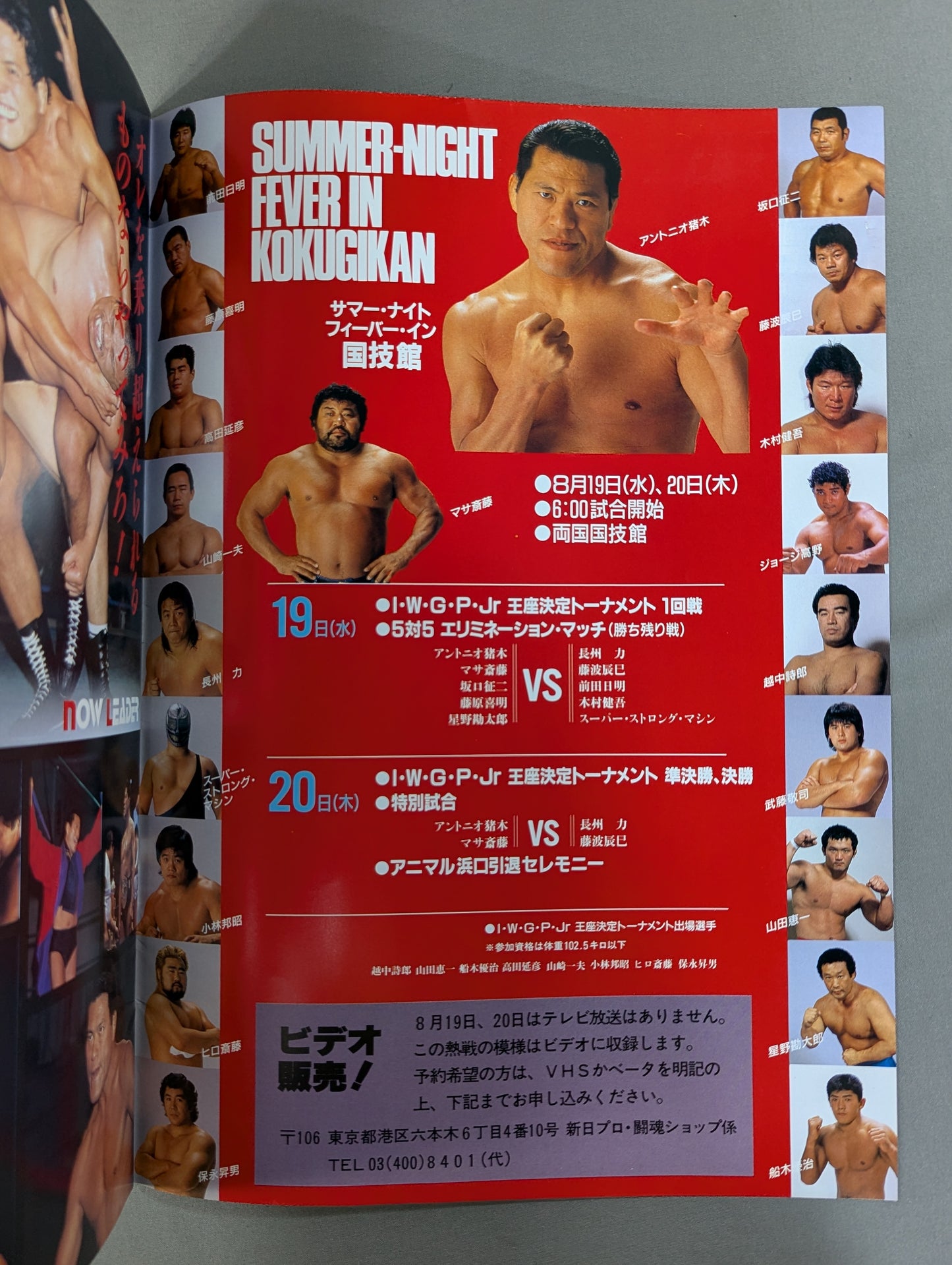 ★ポートレート3枚・VHS広告付★ サマー・ナイト・フィーバーIN国技館