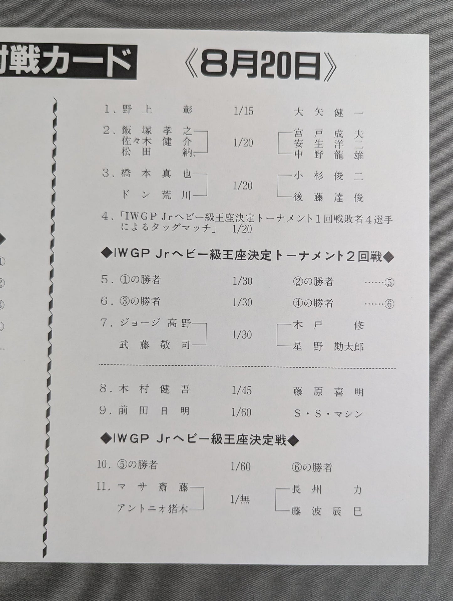 ★ポートレート3枚・VHS広告付★ サマー・ナイト・フィーバーIN国技館