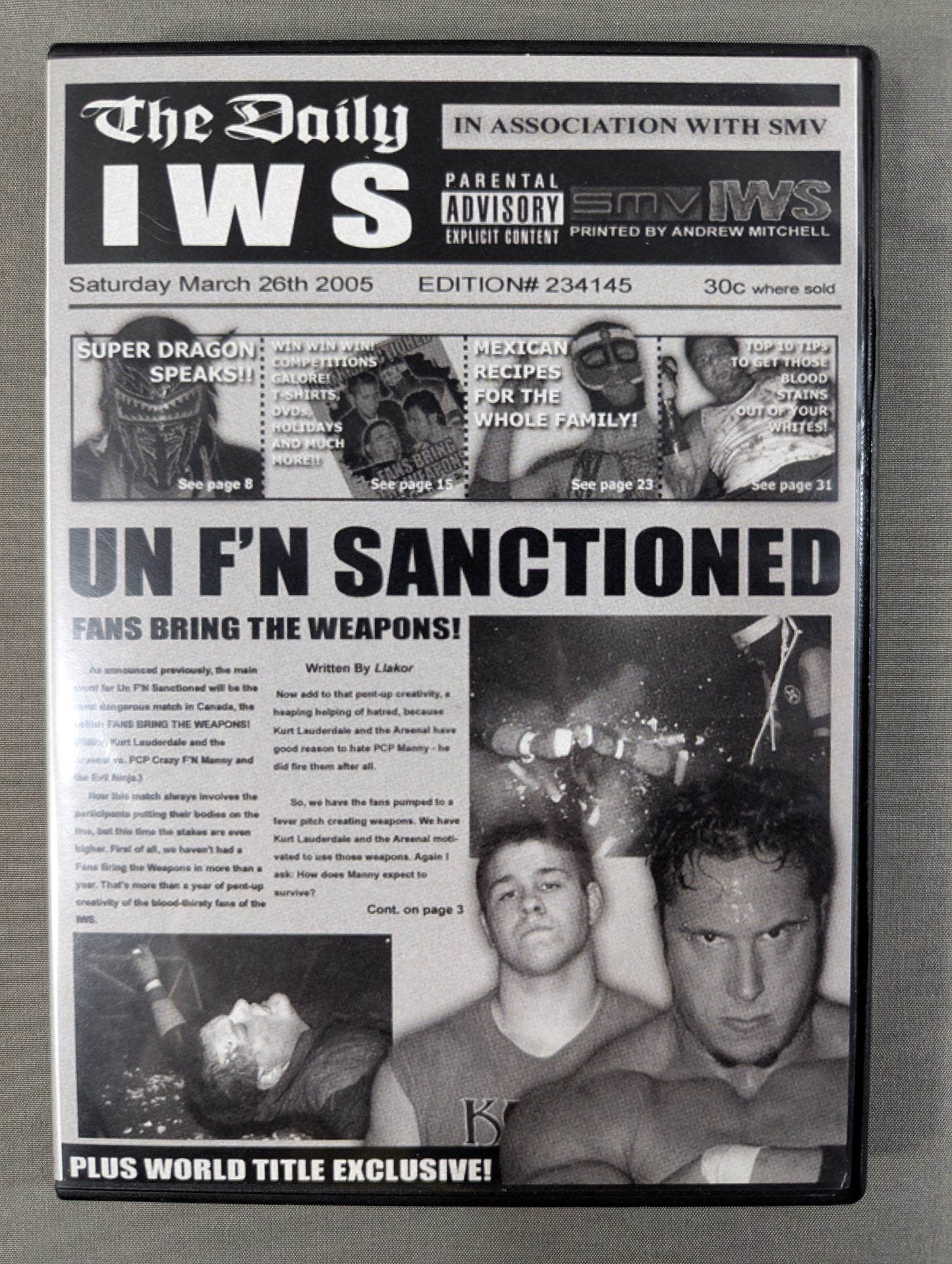 IWS UN F'N SANCTIONED