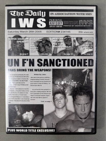 IWS UN F'N SANCTIONED