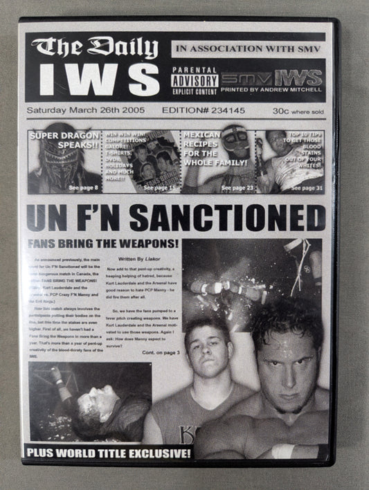 IWS UN F'N SANCTIONED