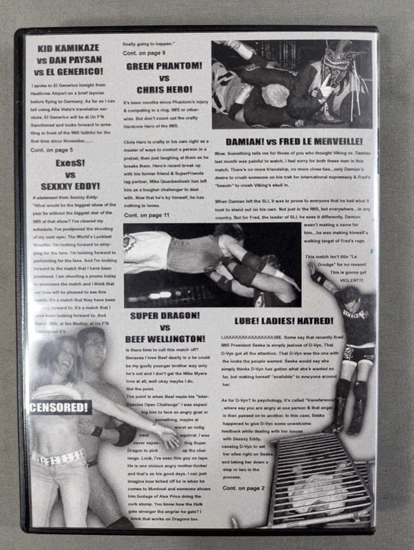 IWS UN F'N SANCTIONED