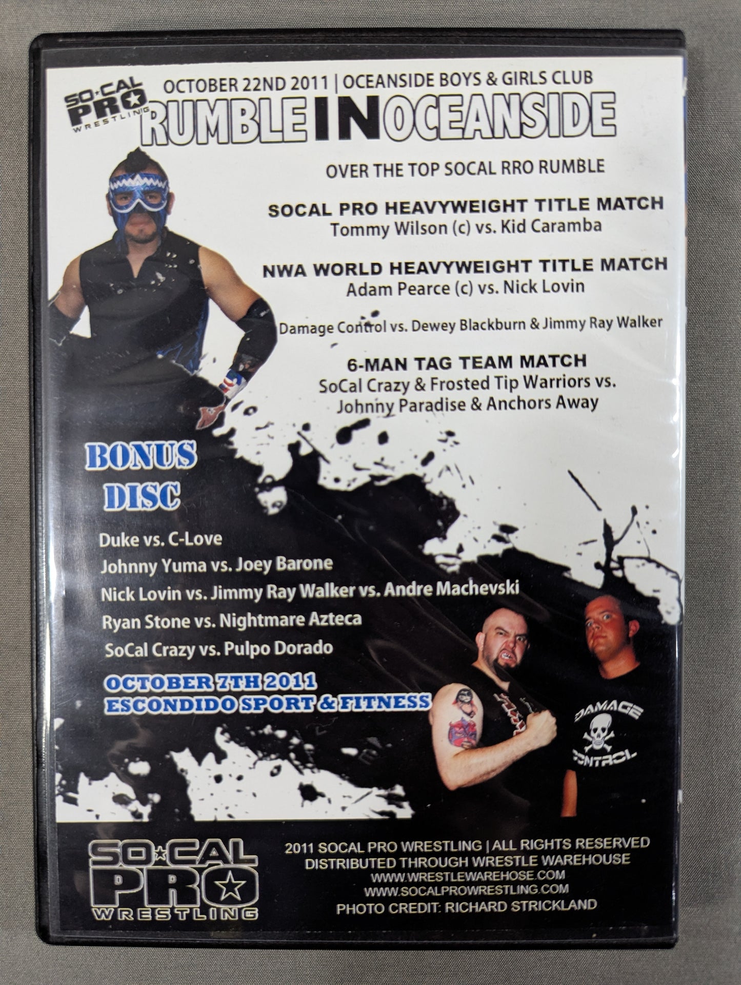 SO★CAL PRO WRESTLING RUMBLE IN OCEANSIDE 2011