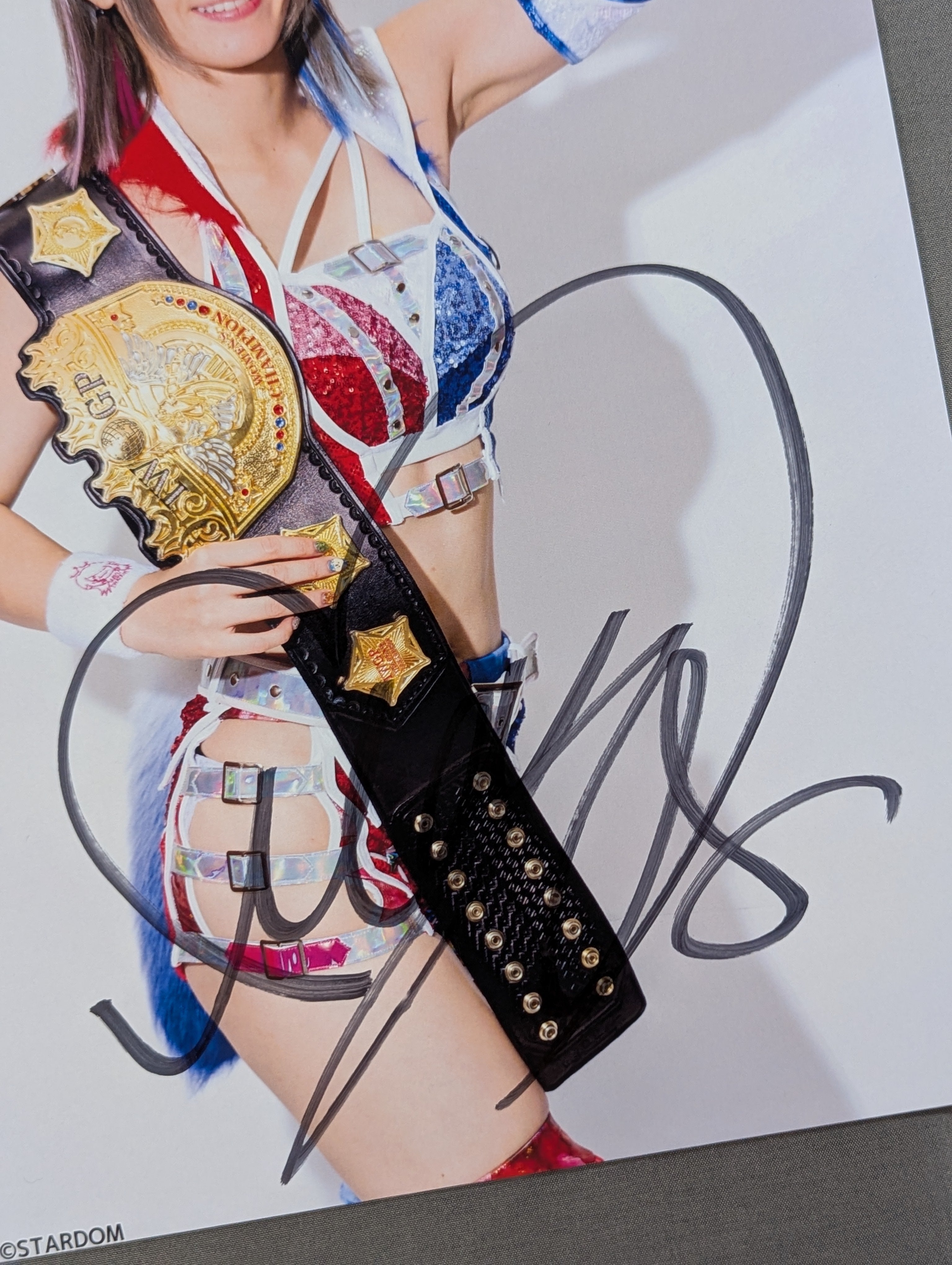 ☆IWGP☆ 岩谷麻優 直筆サイン入り スターダムポートレート(A-7) – 闘道館