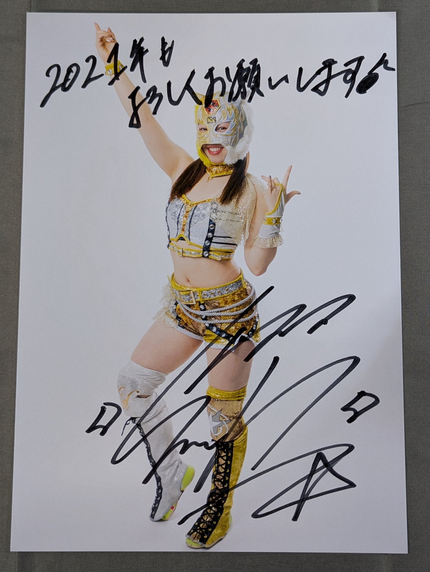 STARLIGHT KID  hand signed autograph  Starda Mu Pro-Photo (G-9)