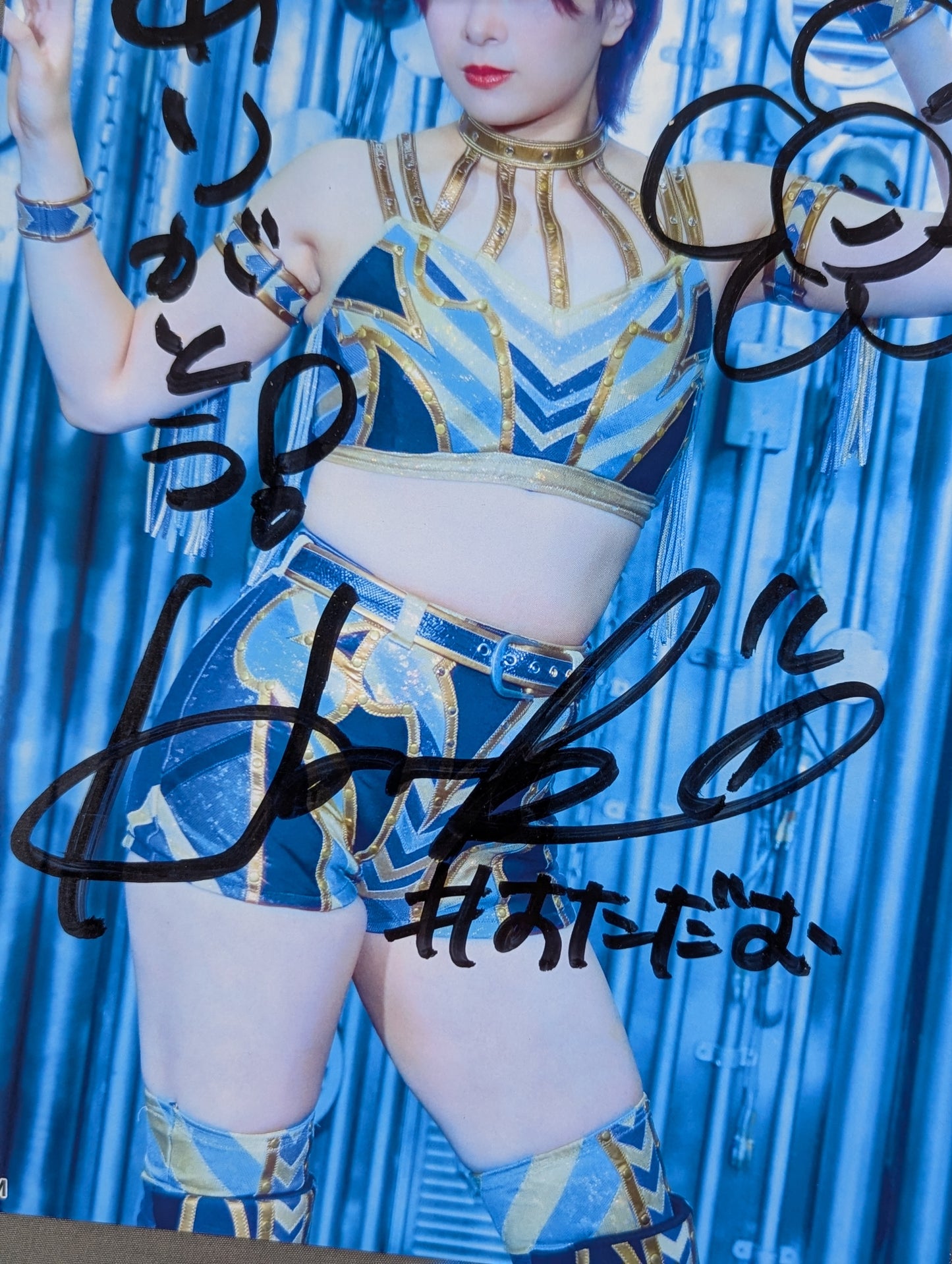 HANAKO 直筆サイン入り スターダムポートレート(A-7)