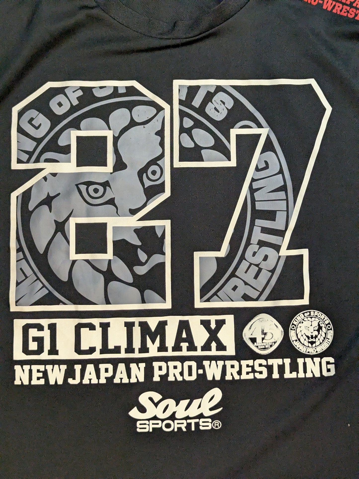 G1 CLIMAX 27 大会記念 SOUL SPORT ドライTシャツ