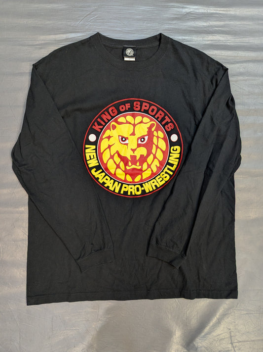 ライオンマーク ロングスリーブTシャツ(ブラック)