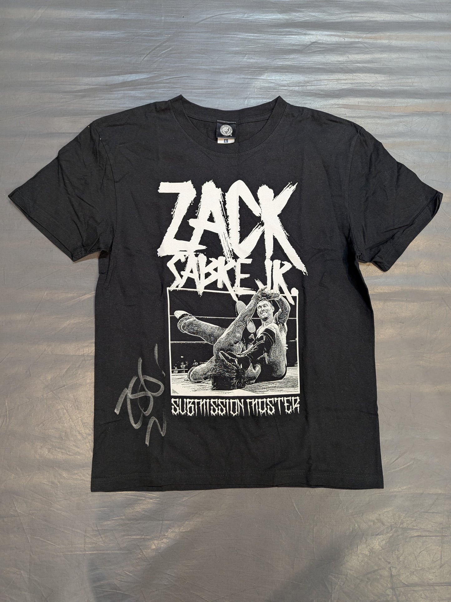 【hand signed autograph】 Zack Sabre Jr .「 SUBMISSION MOSTER" T-shirt