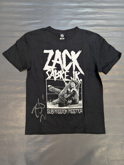 【hand signed autograph】 Zack Sabre Jr .「 SUBMISSION MOSTER" T-shirt